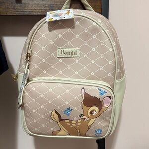 Primark Bambi Backpack - Cream and Tan